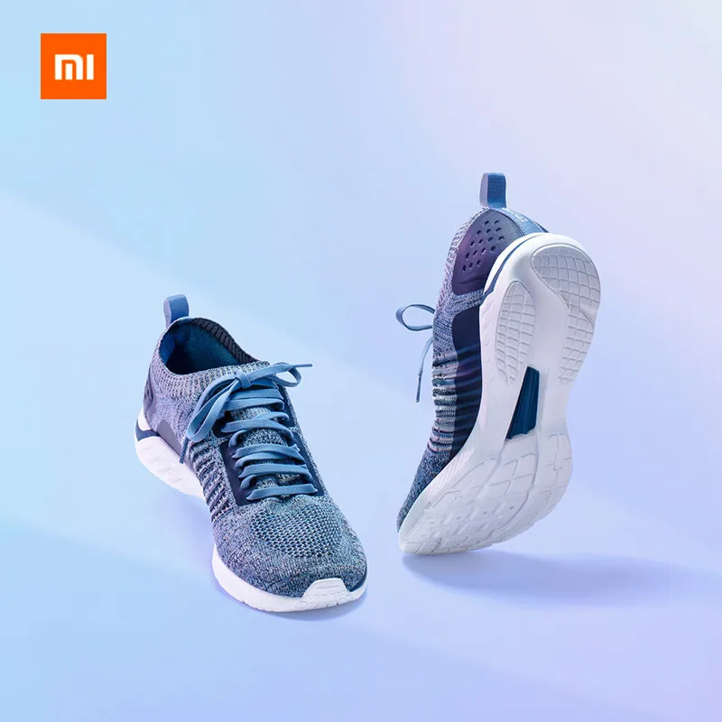 Xiaomi Mijia 90 очков беговые кроссовки плетеные туфли легкие мягкие стельки, дышащие спортивные ультралегкие стельки