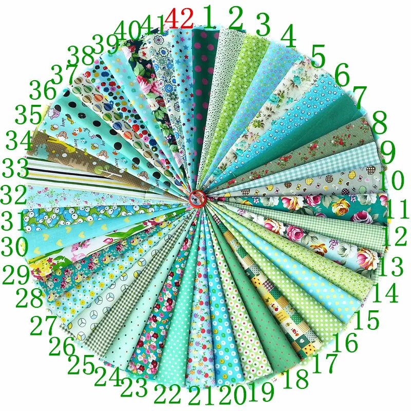 5 шт./лот 20x30 см квадратный цветочный узор 100% хлопчатобумажная саржевая ткань