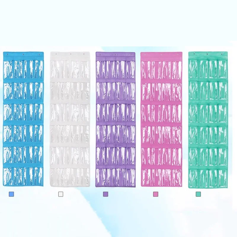 

24 Pockets Shoe Bag Hanging Organizer Shoes Holder Room Door Back Bags Bathroom Sundries Organizer Household Closet Organizer