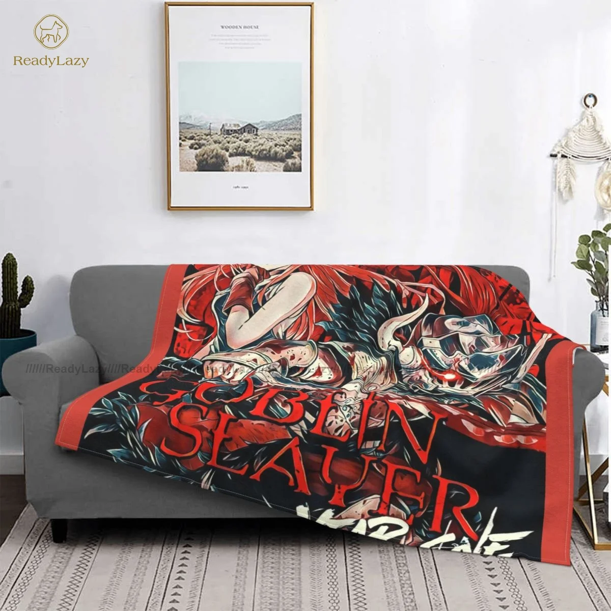 

Goblin Slayer-Manta de forro polar, cubrecama suave, a la moda