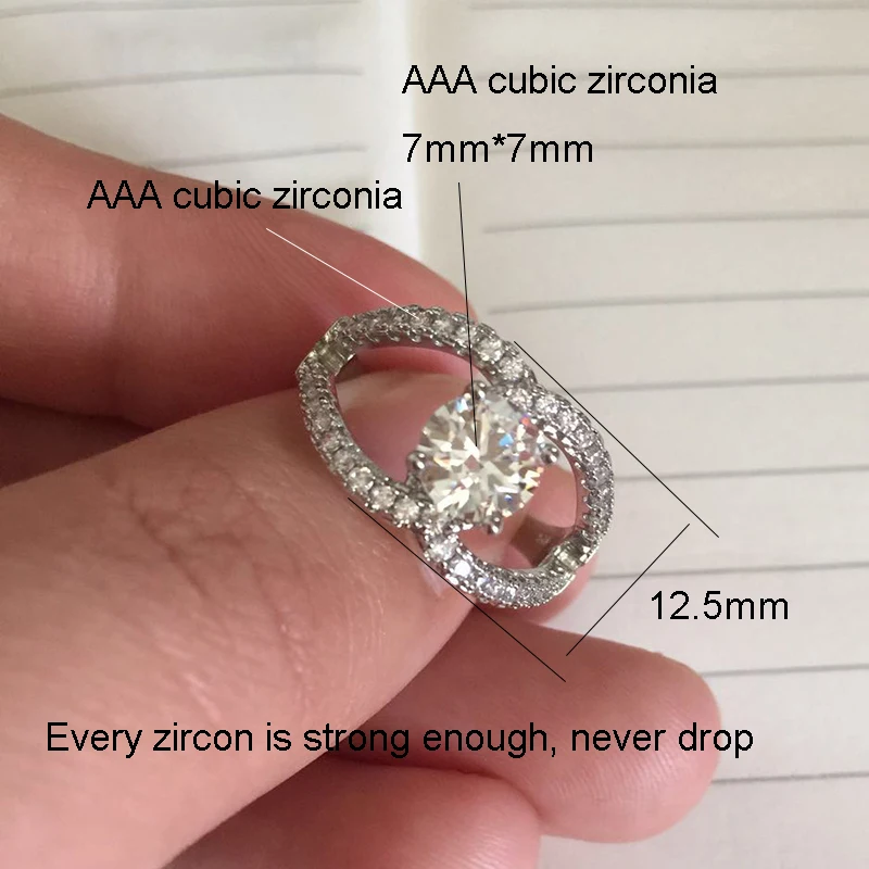 Уникальное кольцо C Cross Moon Bling для женщин обручальное серебряного цвета женское на