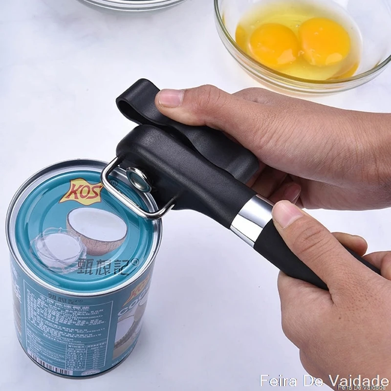 

1 Piece Safe Multifunction Can Opener Knife Professional Ergonomic Manual Side Cut Manual Kitchen Gadgets For Opener Bottle