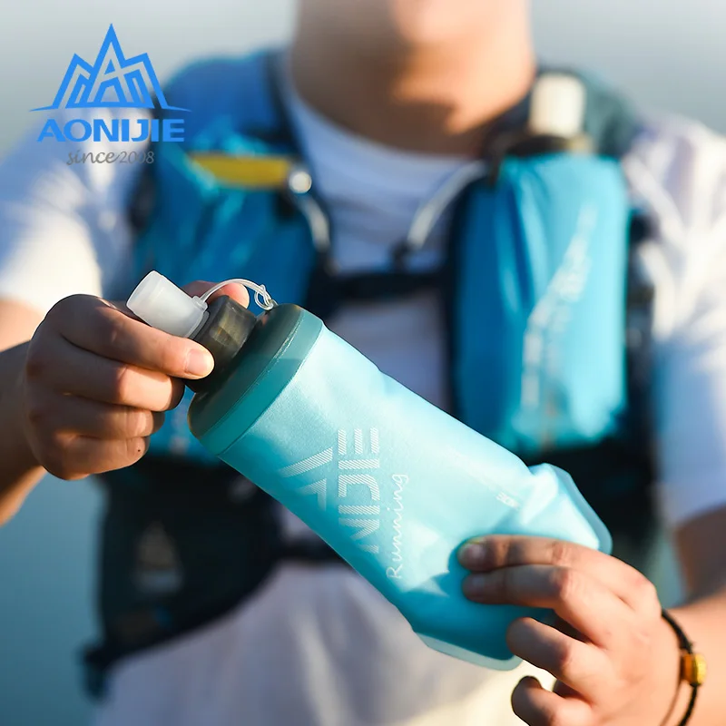 Складная мягкая колба AONIJIE 420 мл 500 сохраняют гидратацию льда бутылки для холодной