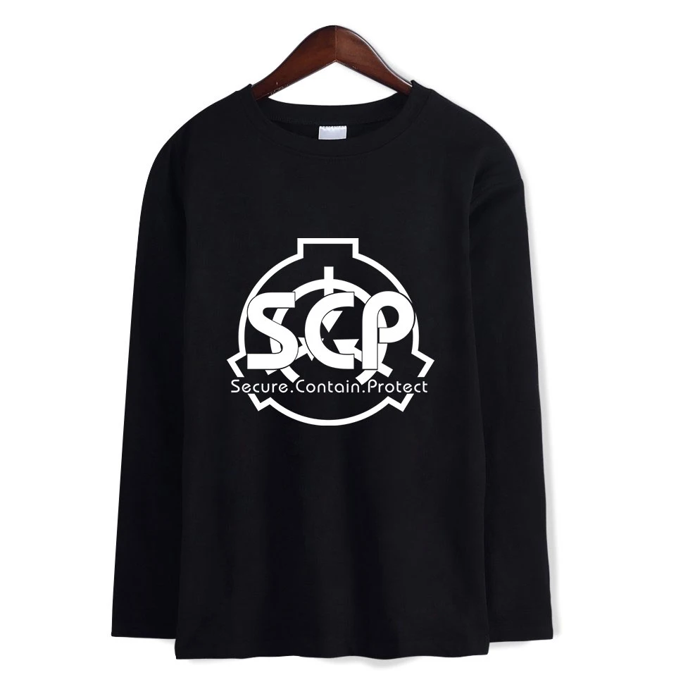 Frdun Scp Foundation футболка с длинным рукавом Kpop 2018 Новинка Хлопок Высокое качество