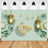 eid mubarak backdrop ramadan kareem lantern islamic mosque muslim moon golden glitter photo background photography decoration