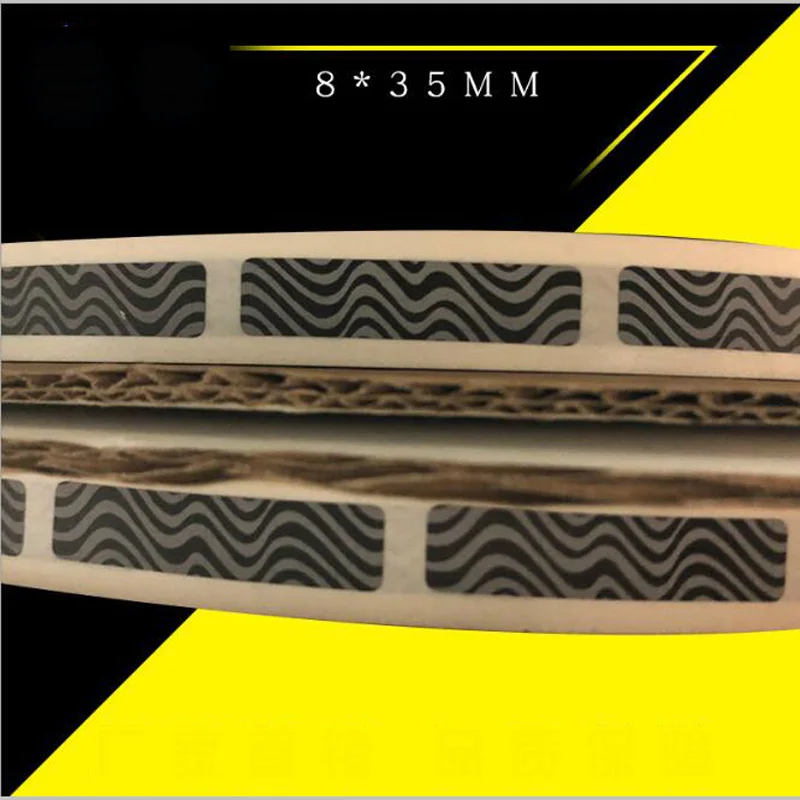 Big roll 16000pcs/roll  8x35mm Zebra pattern SCRATCH OFF STICKER for DIY manual hand made lucky cards/bonds