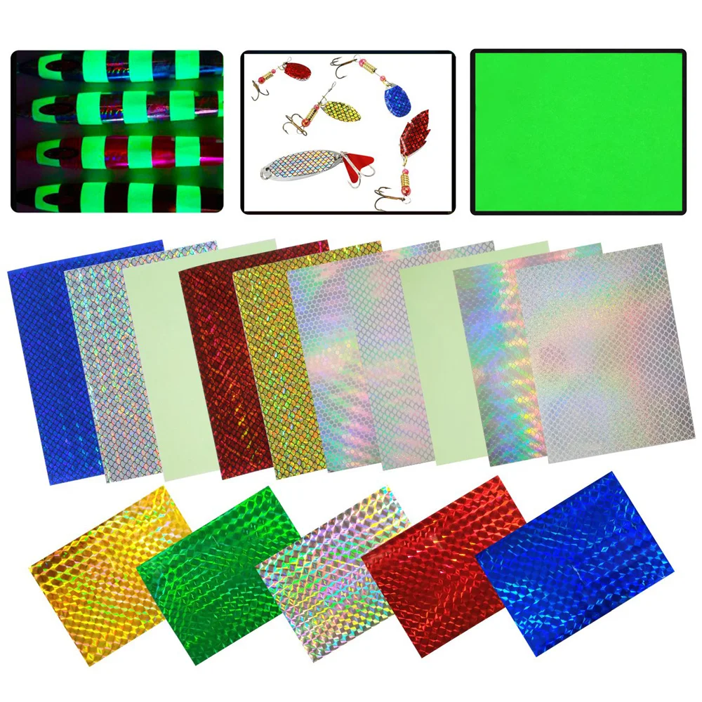 15 шт./компл. Голографическая клейкая пленка флэш лента для изготовления