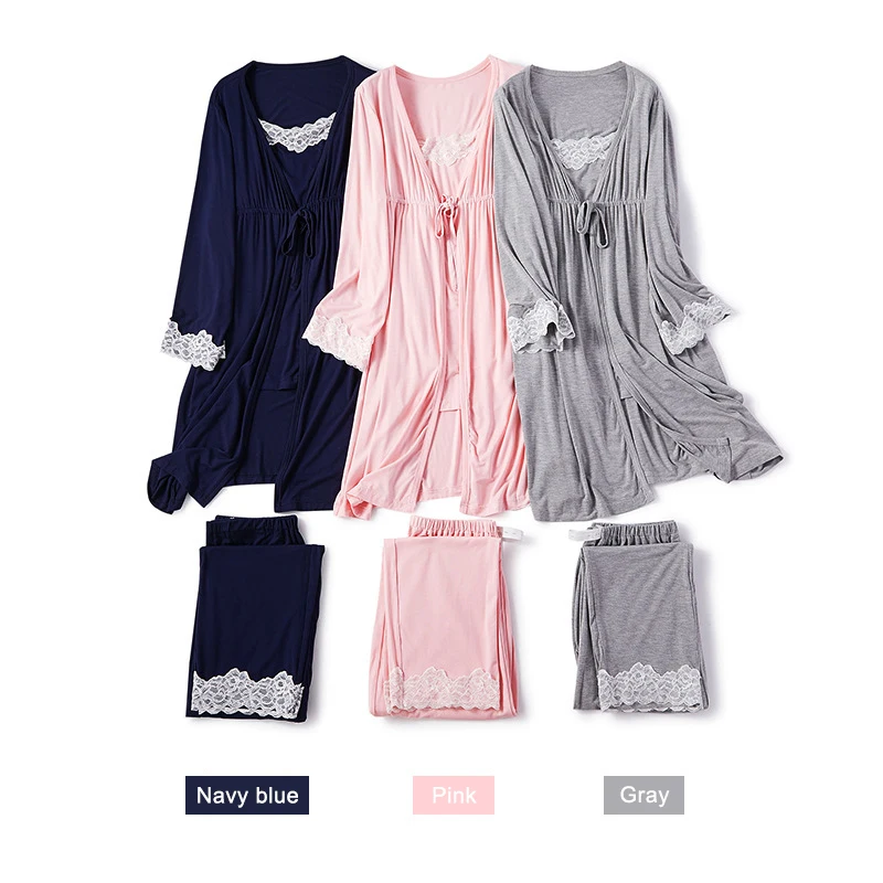 3 шт. пижамы для беременных и кормящих матерей|Сон отдых| |