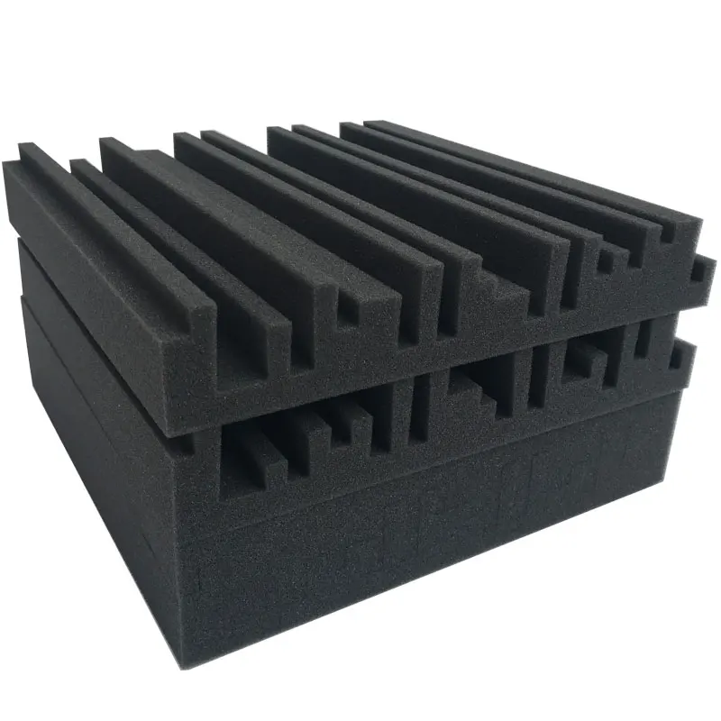 

BEIYIN [24/Pack] Groove Acoustic Panel Foam Studio Sound Treatment Ceiling Soundproofing Panels Sound Absorption Tiles Fireproof