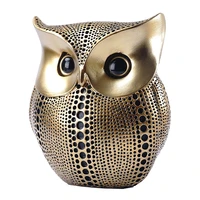 owl statue decor small crafted figurines for home decor accents living room bedroom office decoration book shelf tv stand animal