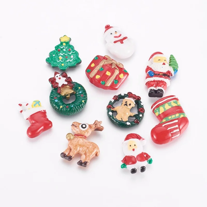 10 шт./компл. непрозрачные кабошоны из смолы тематические аксессуары для