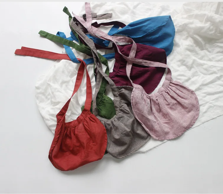 Детский фартук в винтажном стиле льняная одежда для девочек мори | Детская и