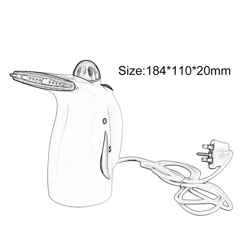 

Portable Handheld Garment Steamer & Facial Steamming Clothes Mini Handheld Ironing Cleaning Machine Instrument