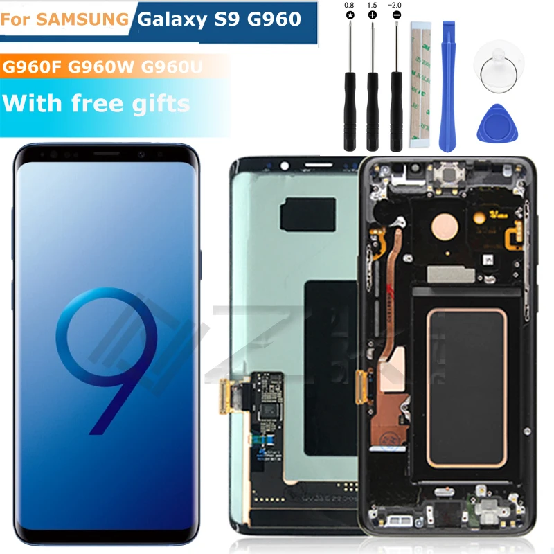 5 8 &quotG960f дигитайзер запасные части дисплей для Samsung GALAXY Amoled S9 ЖК панель стекло