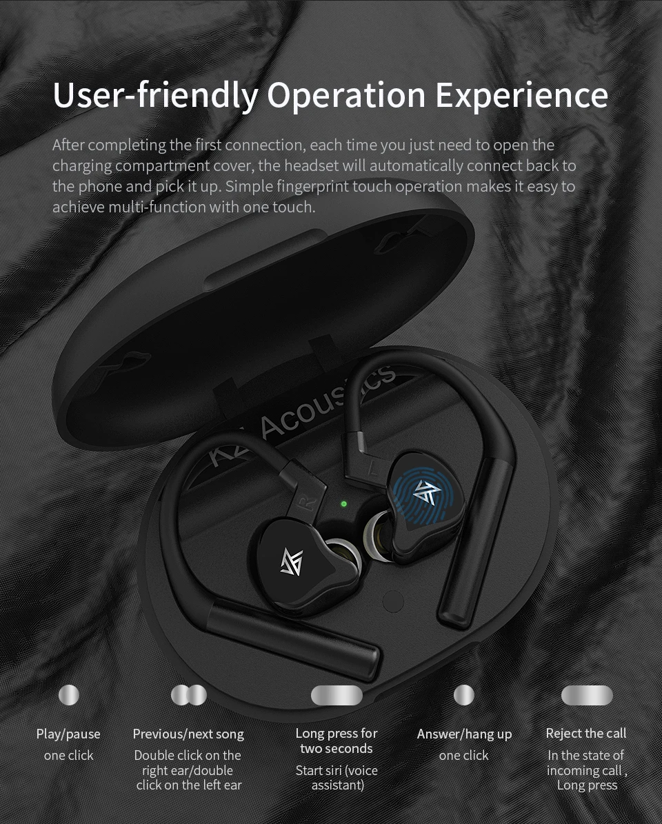 

KZ E10 TWS 5.0 Bluetooth Earphone DD+4BA Bluetooth Wireless Headset TWS Hifi Bass Sports KZ T1 ZSX ZS10PRO C12 QC3020