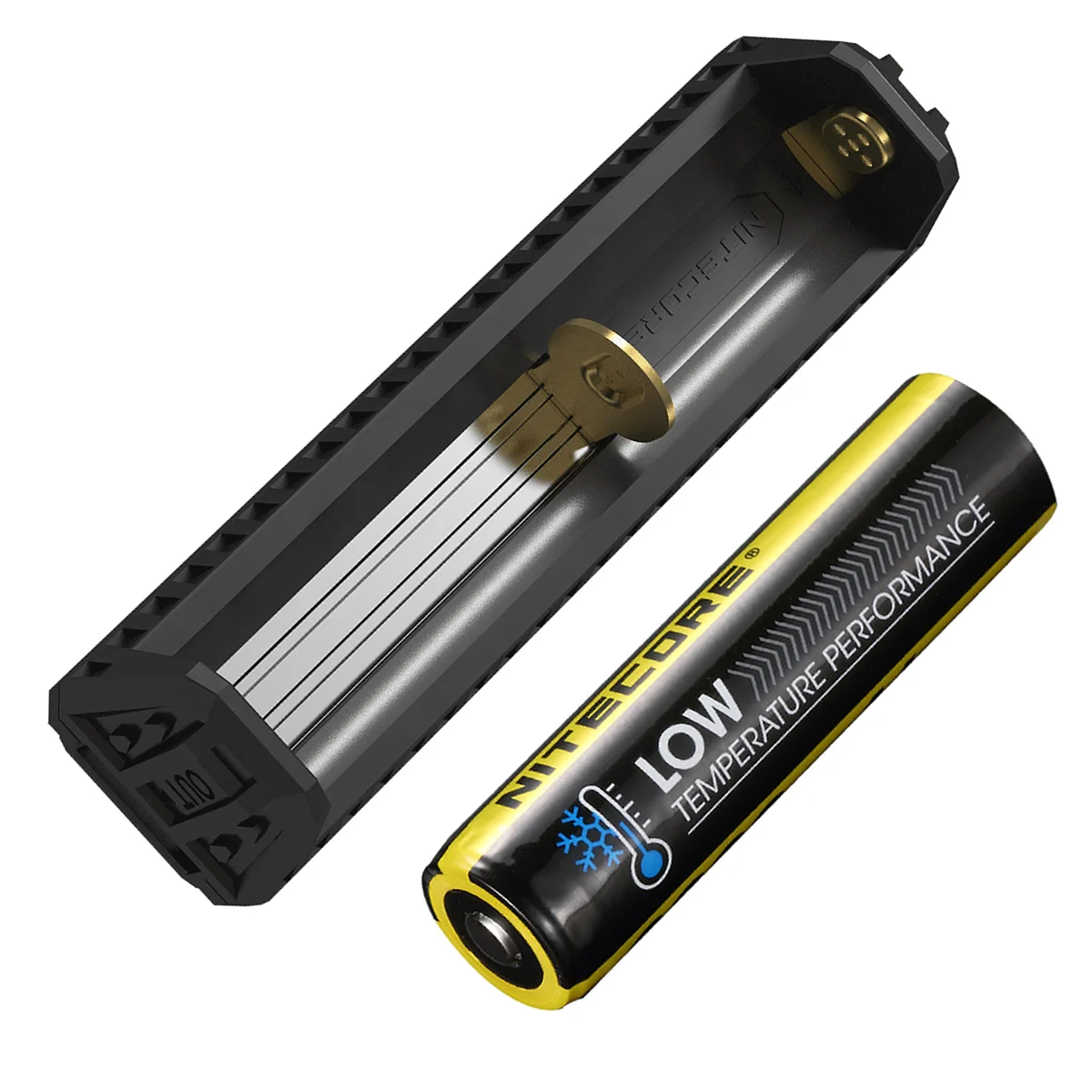 2900mah Low Tem Bat NITECORE F1 гибкий внешний аккумулятор USB зарядное устройство Внешний дорожный адаптер питания умный литий-ионный IMR зарядное устройство - Цвет: 2900mah Low Tem Bat