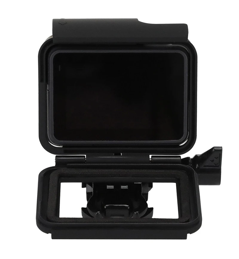 Для Go Pro аксессуар защитная рамка чехол Корпус клетка ж/крышка объектива Крышка для GoPro Hero 5 6 7 черная Экшн-камера