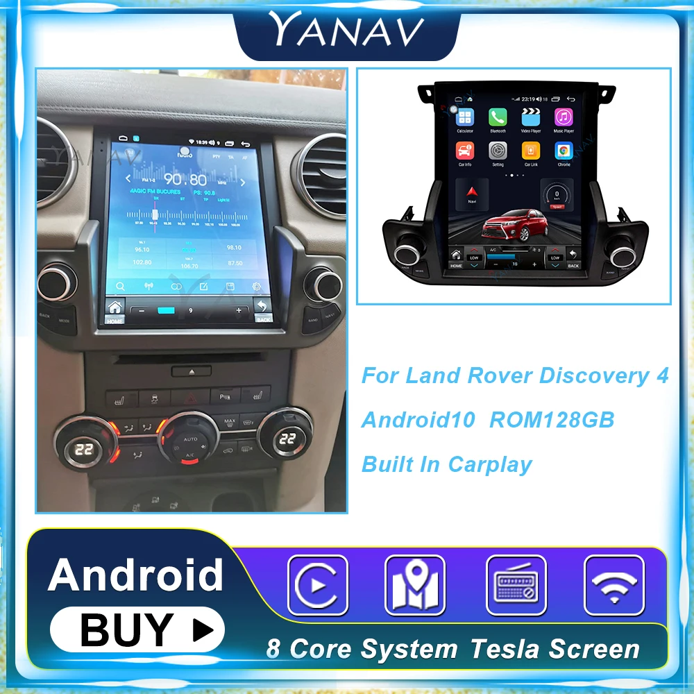 

Автомагнитола 2 Din Android для Land Rover Discovery 4 2009 + Carplay, стереоприемник, автомультимедиа, аудио, GPS-навигация, головное устройство