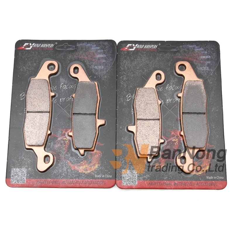 Передние и задние тормозные колодки для мотоцикла комплект дисков KAWASAKI ER6F EX650 ER6N