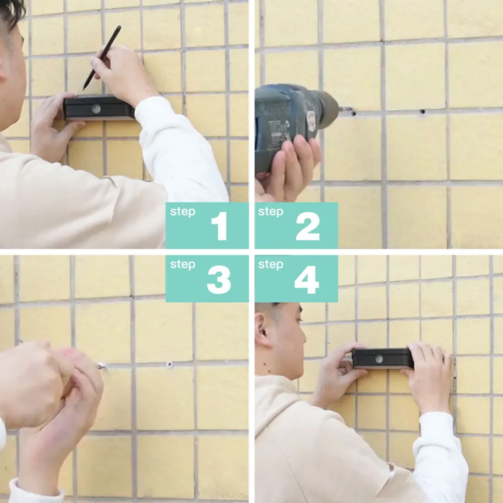 Лампа на солнечных батареях наружная Солнечная настенная лампа 1 Вт светильник с