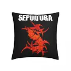 Sepultura чехол для подушки Sepultura Подушка на молнии чехол для подушки весенний смешной чехол из полиэстера