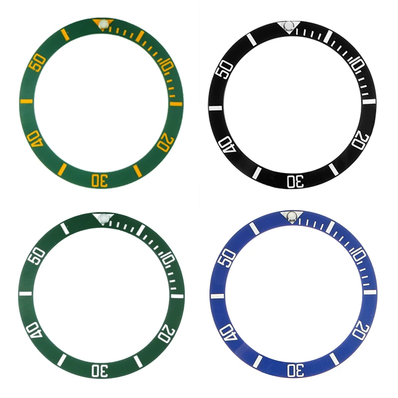 Watches Replace Accessories Watch Face Ceramic Bezel Insert For 40mm Submariner Automatic Mens Black/Blue/Green 38mm