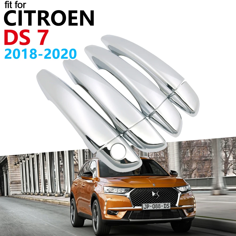 Роскошный хромированный комплект отделки внешней ручки двери для Citroen DS7 DS 7 Crossback