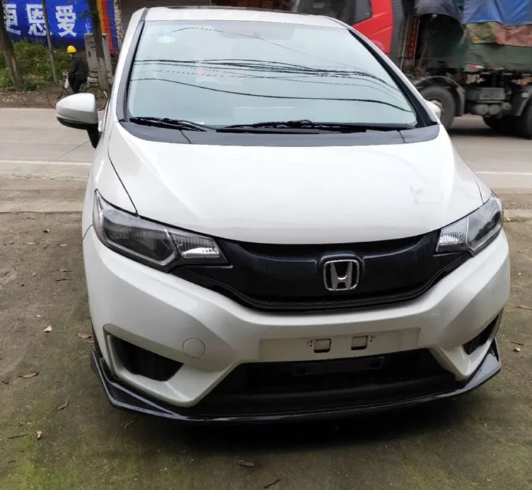 Для Honda Jazz Fit защита для переднего бампера диффузор 2014 2015 2017 подходит GK5 комплект