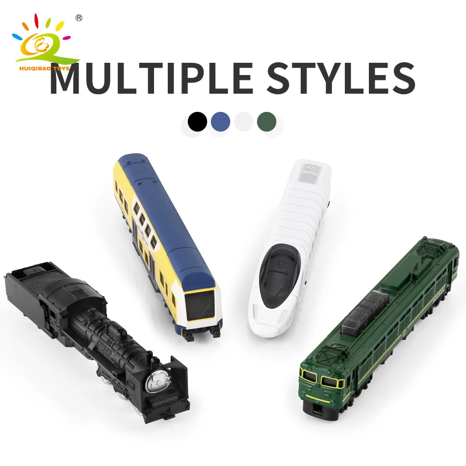 4 шт./компл. городской высокоскоростной литой поезд имитация металлического