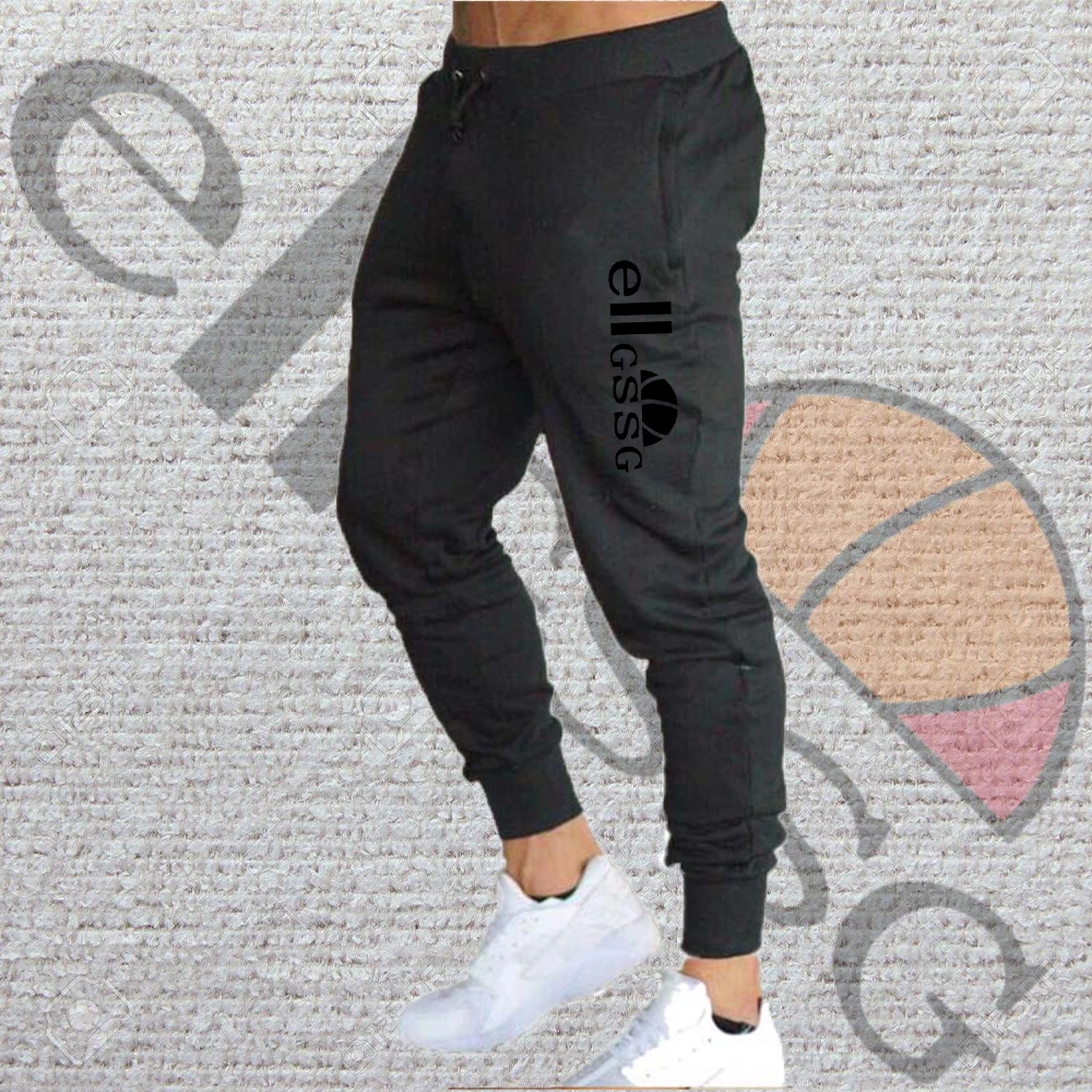 Для мужчин штаны для бега повседневные Фитнес Спортивная s низ облегающие