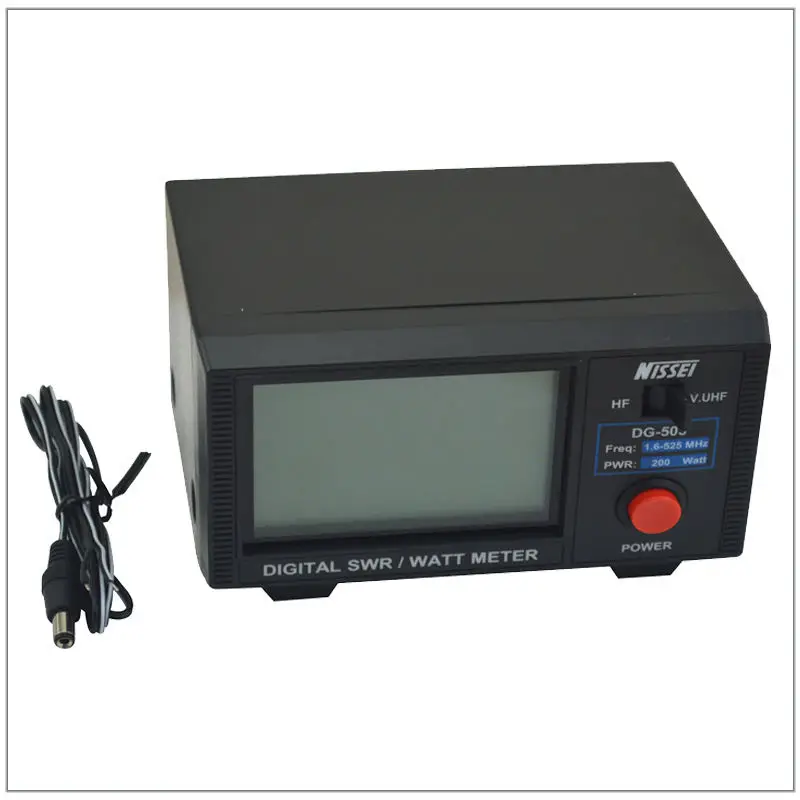 Оригинальный цифровой ЖК дисплей Nissei 3 5 &quotSwr &amp Wattmeter 1 6 60 МГц/125 525 МГц для