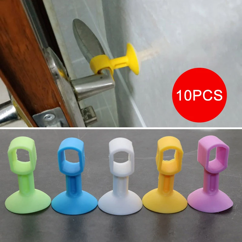 'Best' 10 шт. Бесшумная резиновая ручка для предотвращения столкновений домашней