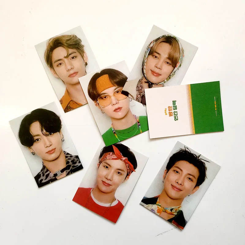 K POP Bangtan Boys Альбом Плакат 2021 SEASON'S приветствия ЛОМО карта Фотокарта Бумага SUGA