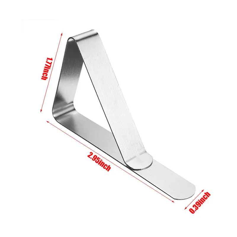 20 шт./набор зажимы для стола из нержавеющей стали | Дом и сад