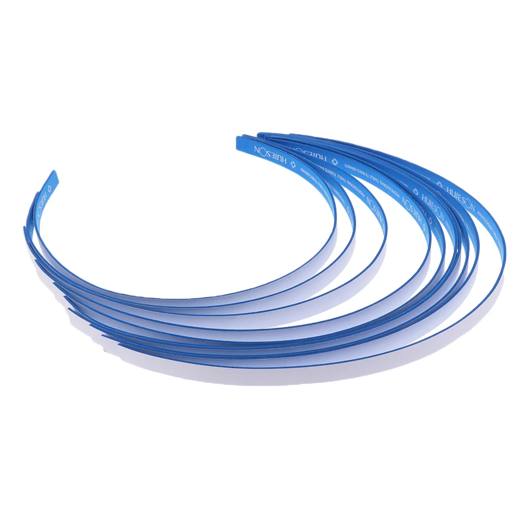

10 Pieces Table Tennis Racket Edge Tape Table Tennis Paddle Bat Sponge Side Tape Protector Blue