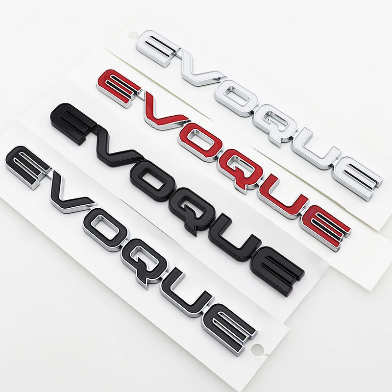 1 шт. 3D EVOQUE ABS Автомобильный логотип наклейка торговой марки задний бампер