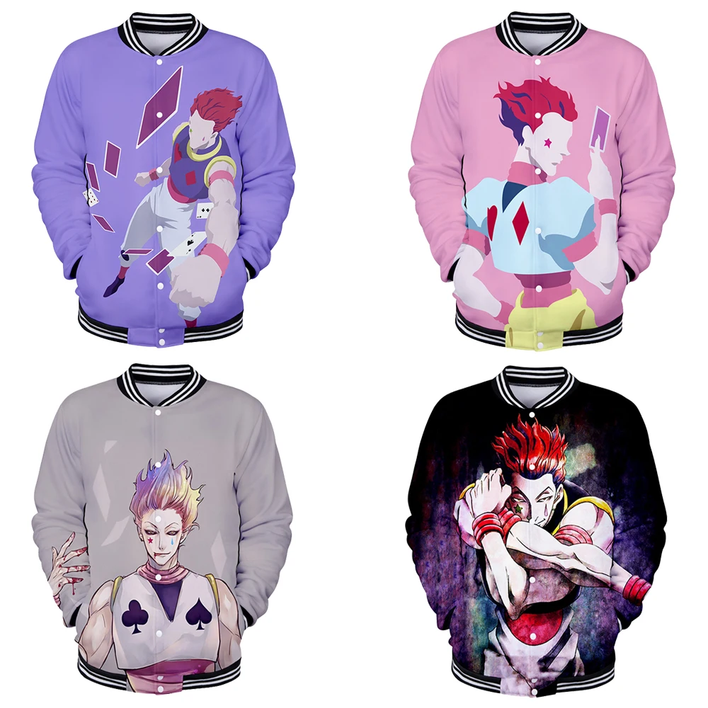 Куртка Hunter X HISOKA бейсбольная форма модная куртка с 3D принтом GON FREECSS мужская
