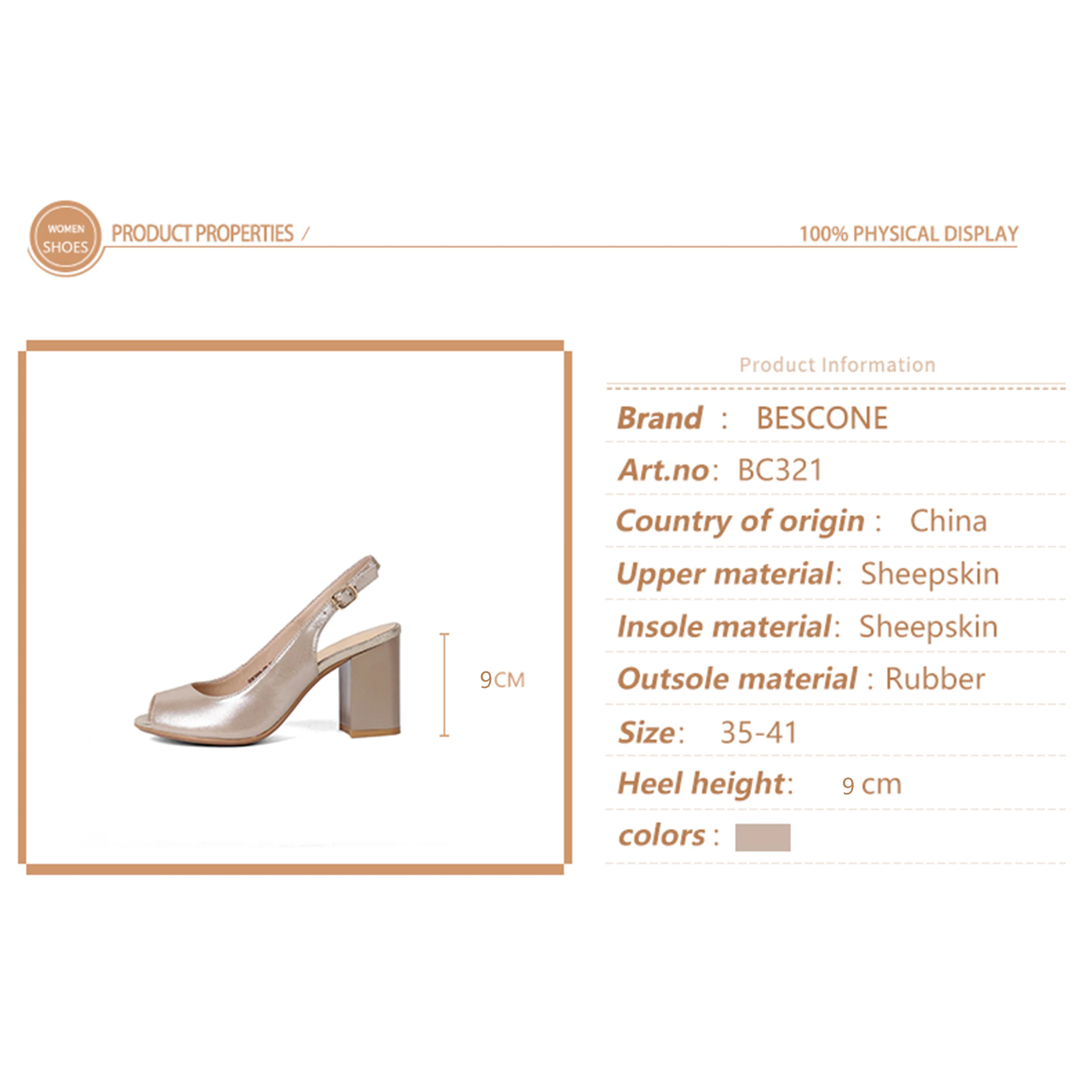 Женские босоножки из натуральной кожи на квадратном каблуке с пряжкой | Обувь