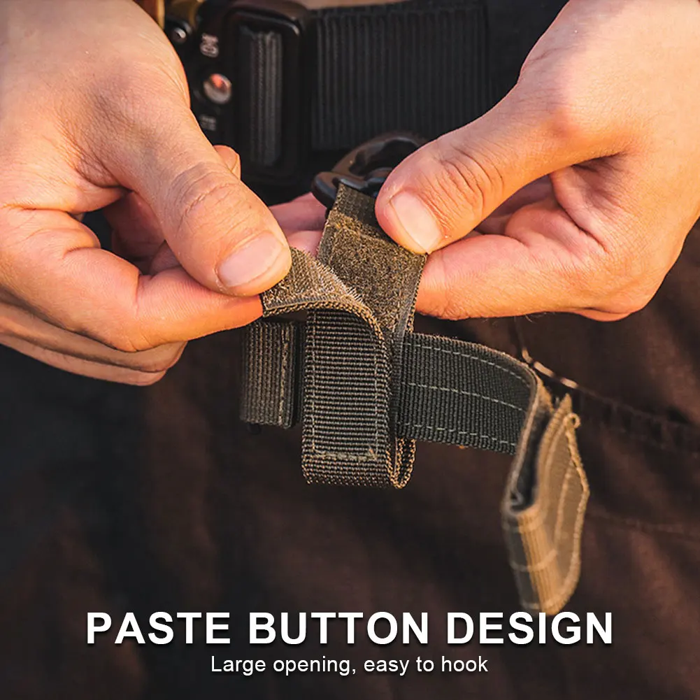 

Multi-purpose Nylon Glove Hook Military Fan Outdoor Tactical Gloves Climbing Rope Storage Buckle Camping Outdoor Tools 3 Colors