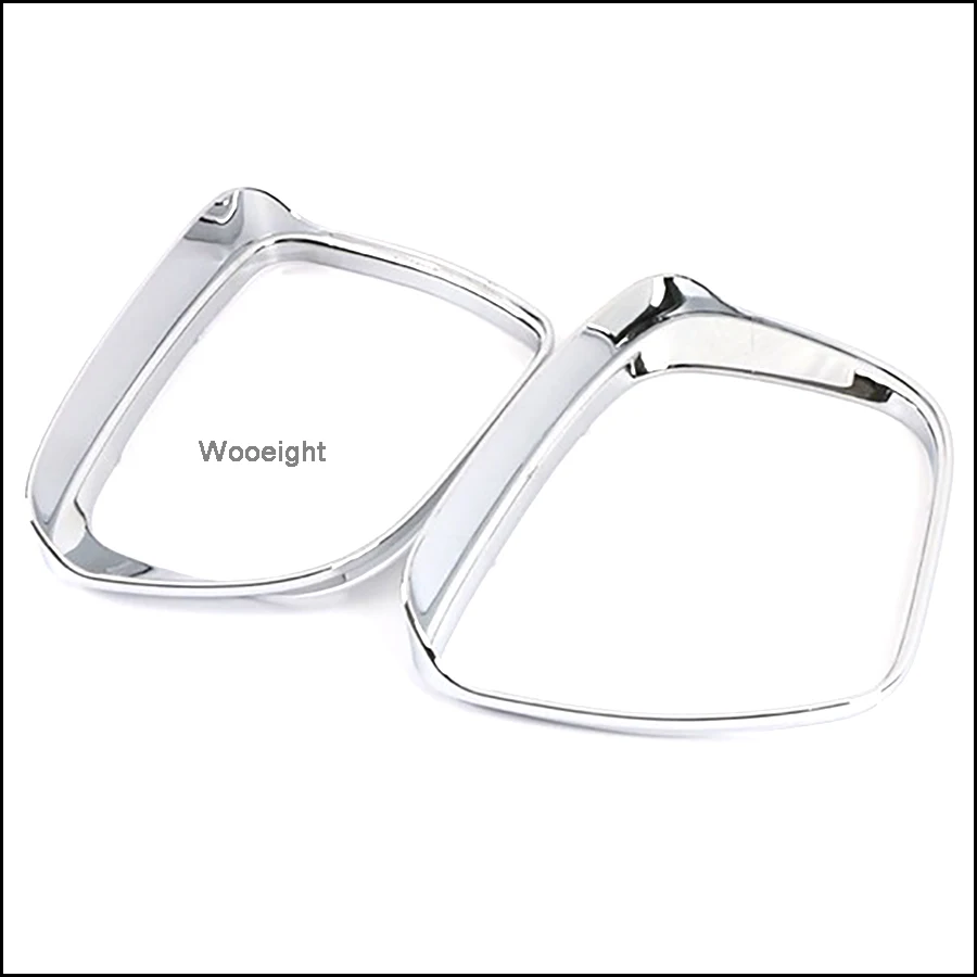 Wooeight 2 шт. ABS хром заднего вида для боковой двери зеркало защита от дождя крышка