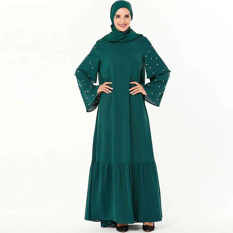 Размера плюс арабская абайя Дубай мусульманский хиджаб платье турецкие платья Рамадан мусульманская одежда для женщин джилбаб кафтан марокаин кафтан