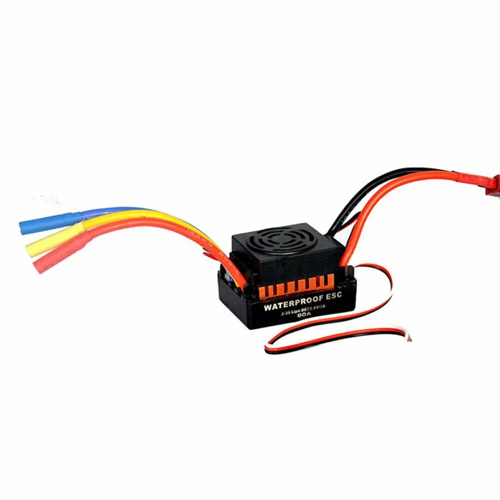 RC 60A бесщеточный ESC BEC автомобильные запчасти Электрический контроллер скорости с