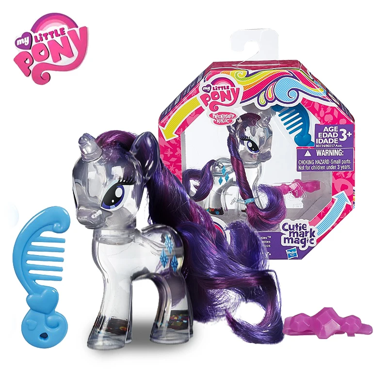Бренд My Little Pony, кристально чистая Радуга, для девочек, Dash, Пинки Рарити, игрушки для детей, подарок на день рождения, Bonecas