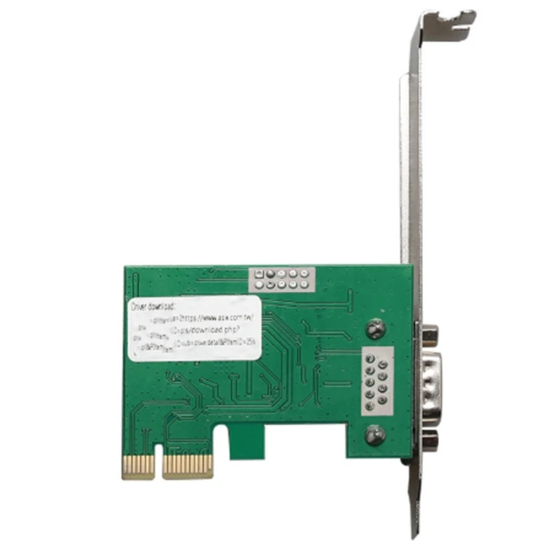 DIEWU AX99100 Pcie к одному последовательному порту RS232 промышленная Плата расширения