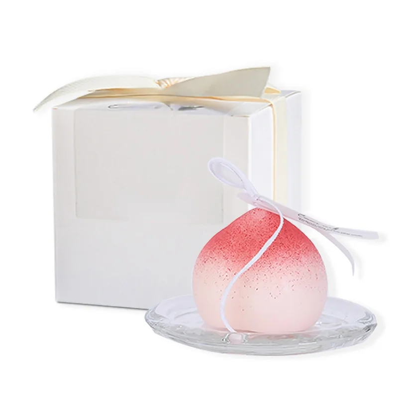 

Жасмин Ароматизированная свеча подарок на День святого Валентина для девочек Бездымная персика Рождественский подарок для подруг