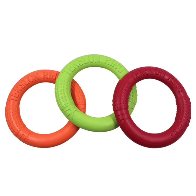 Собака учебный диск укус собаки устойчивы обучение игрушечный щенок нетоксичны