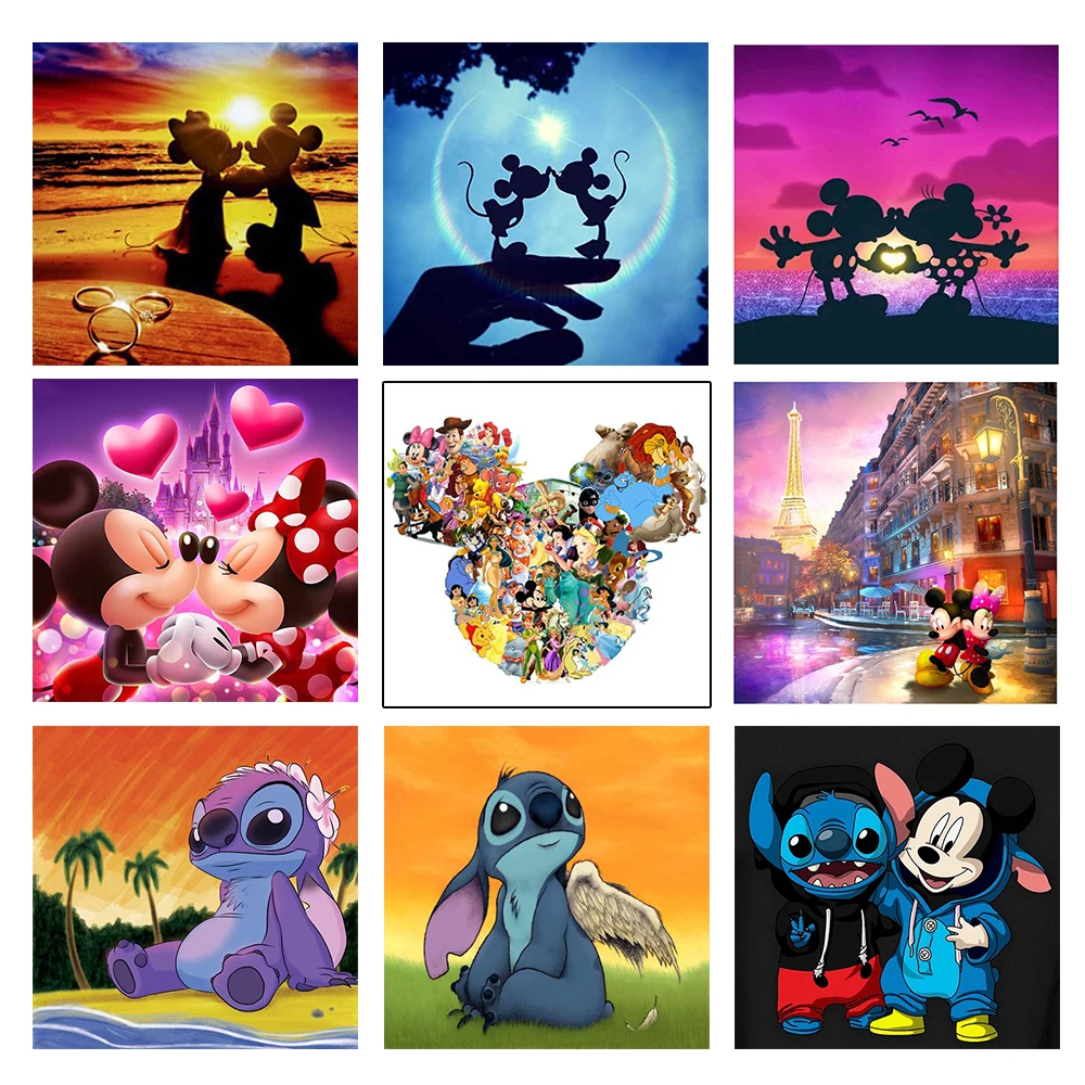 

Набор для алмазной вышивки «Влюблённые пары»