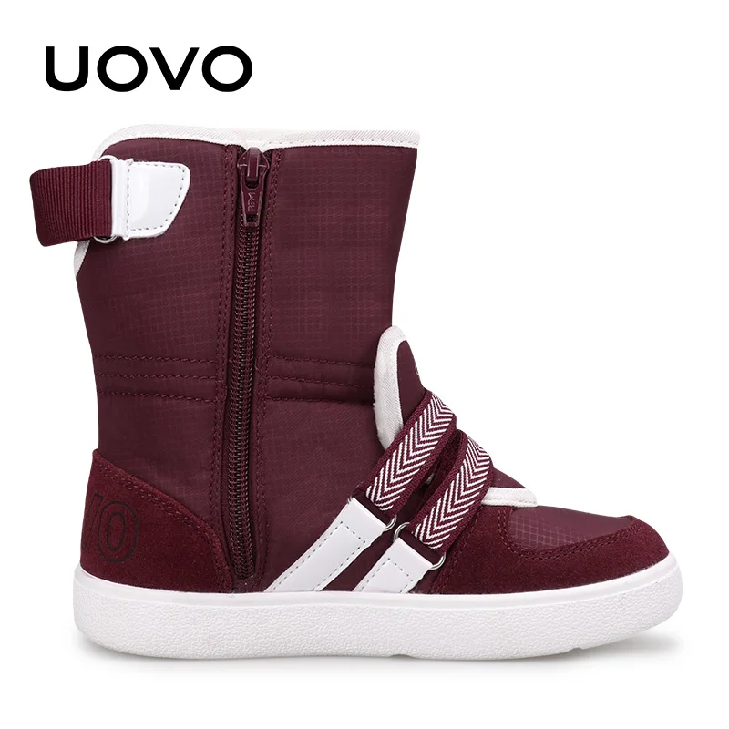 UOVO 2020 New Favorite Kids Boots Fashion Snow Children Sport Shoes Beatiful Girls Short With Eur Size #26-39 |