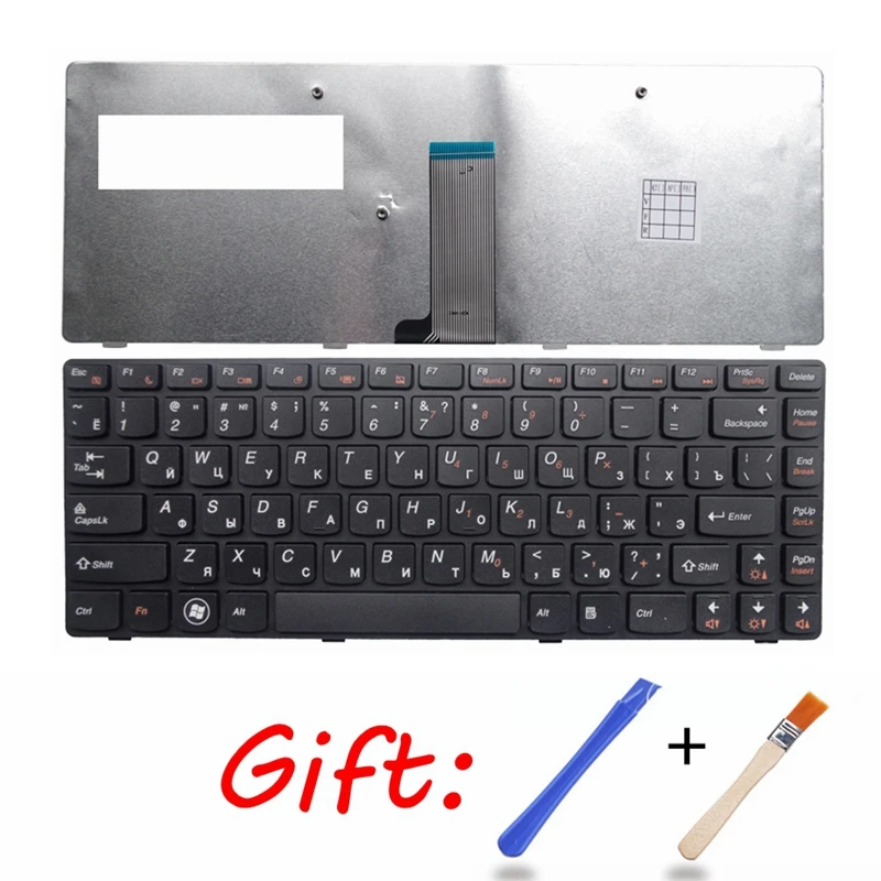 Ру черный новая клавиатура для ноутбука LENOVO G405G G480 G485 Z380 Z480 Z485 G410 G490 G400 G405 G410
