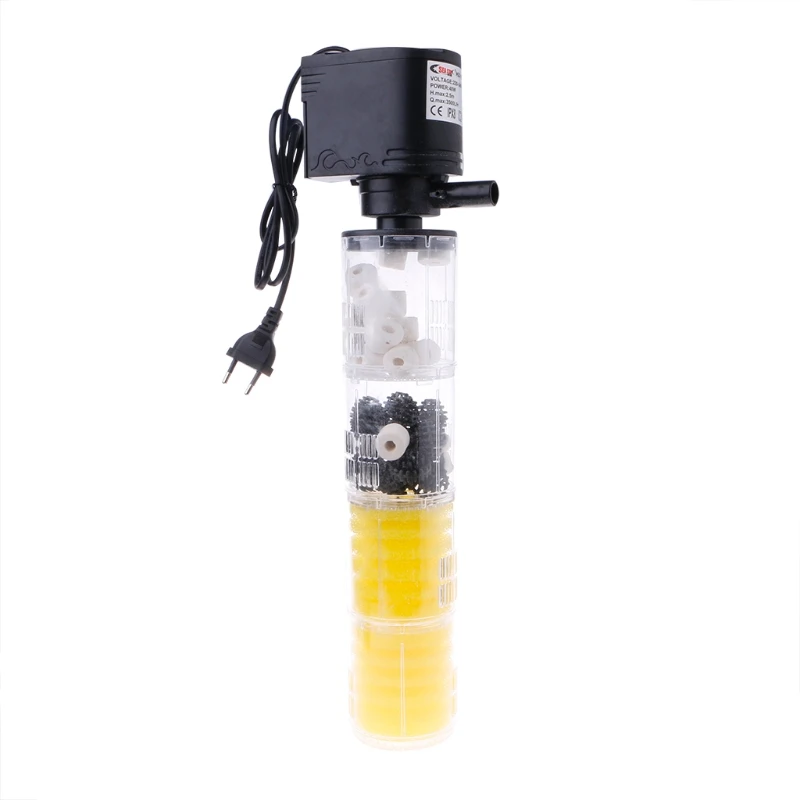 

3in1 1000-3500L/H Submersible Water Internal Filter Pump For Aquarium Fish Tank K3NA